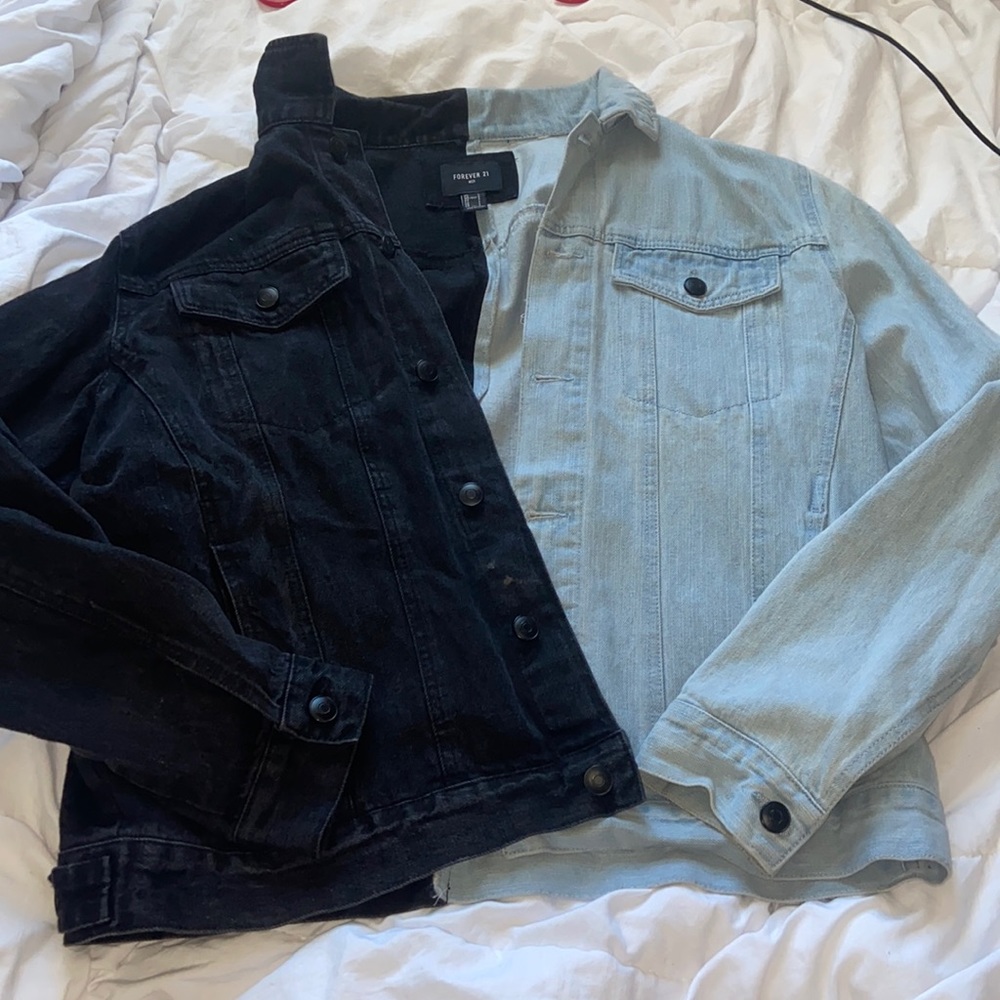 Forever 21 denim jacket szLarge